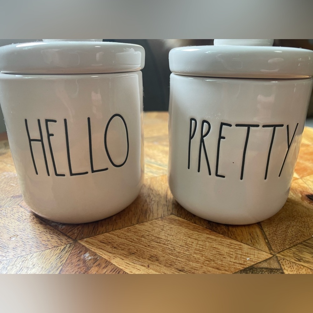 ✨Rae Dunn Hello Pretty Containers (2) - Picture 2 of 6